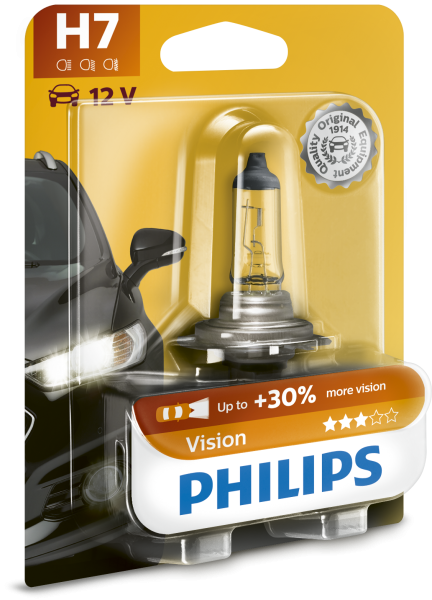 Autolampen H7 Vision 40607130 von Philips
