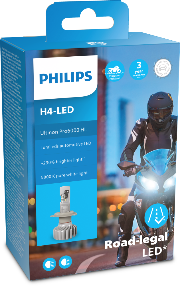 Philips Ultinon Pro6000 LED - Jetzt erstmals auch für Motorräder
