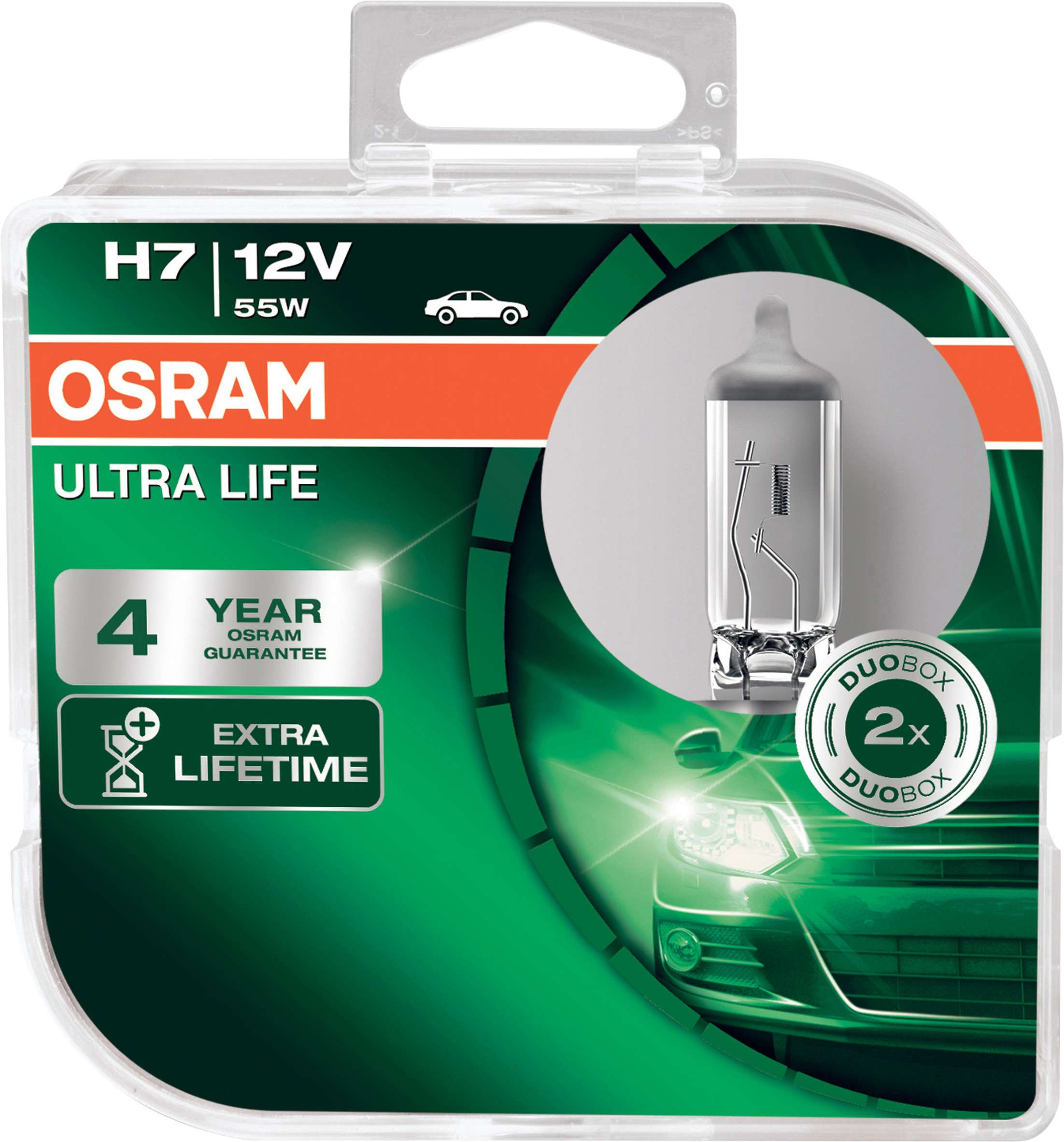 OSRAM NIGHT BREAKER 200 DuoBox H4 H7 H11 Halogen Glühbirnen 200% mehr  Helligkeit